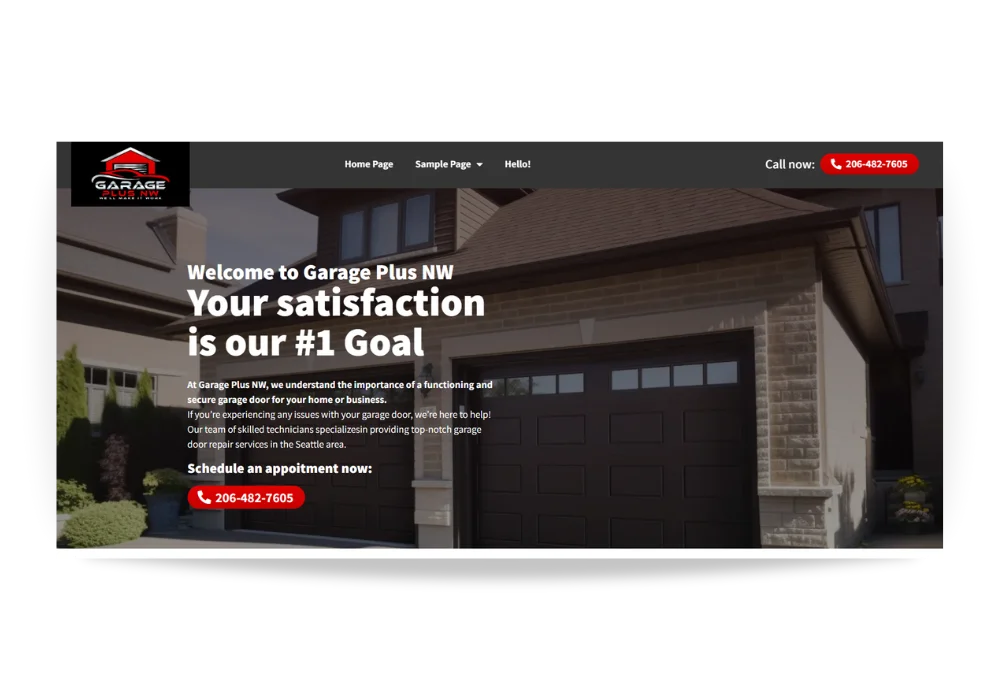 בניית אתר - תיקון דלתות גראז'